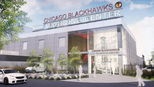 Chicago Blackhawks new training facility and skating rink