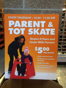 Skate Helper Parent and Top Rental
